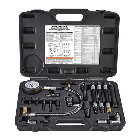 kubota diesel compression test kit|MADDOX Master Diesel Compression Test Kit.